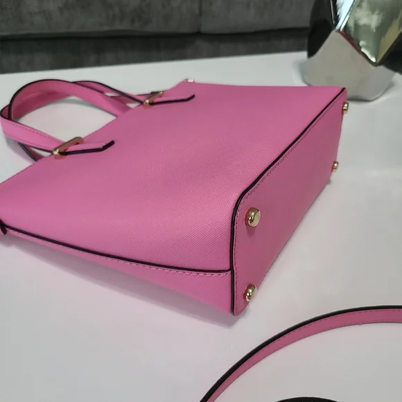NWOT - Kate Spade Satchel w/Crossbody Strap Pink π - Picture 10 of 15